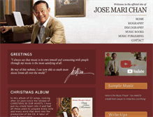 Tablet Screenshot of josemarichan.com